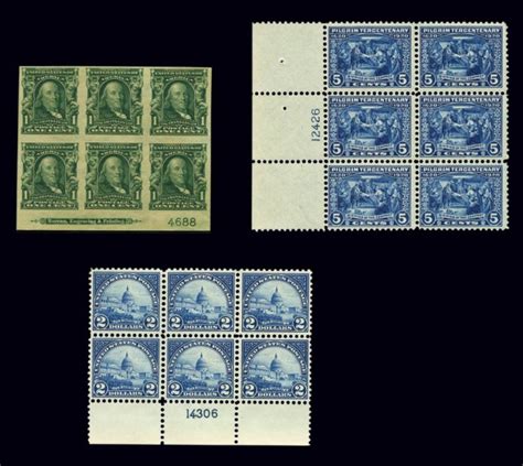 United States Plate Block Collection Doyle Auction House