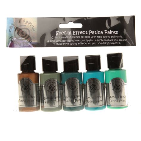 Cosmic Shimmer Special Effect Paint Kit Patina Set Of 5 Special