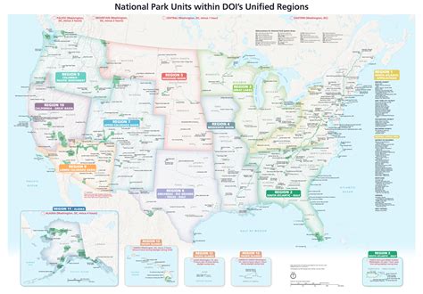 Map Of Us National Parks And Monuments Carolina Map