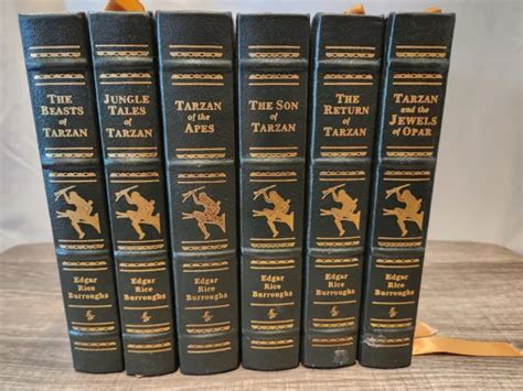 tarzan of the apes 6 book set edgar rice burroughs easton press collector s ed 499 99 picclick