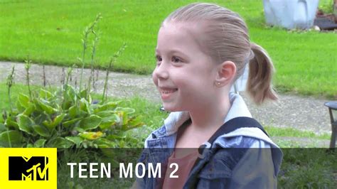teen mom 2 season 7 aubree s first day of kindergarten official sneak peek mtv youtube
