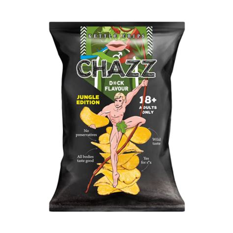 chazz potato chips vagina flavoured 90gr plus t box 18 e snacks