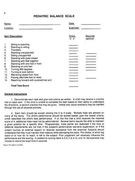 Pediatric Balance Scale Pbspdf