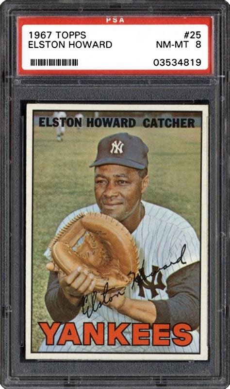 1967 Topps Elston Howard Psa Cardfacts