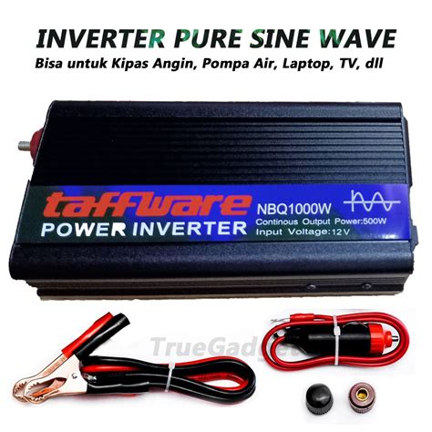 Power Inverter Pure Sine Wave Psw Dc 12v To Ac 220v 1000w Taffware Aki