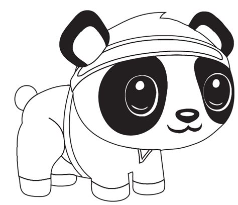 Baby Panda Coloring Pages