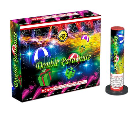 Double Parachute Tiger Tooth Fireworks
