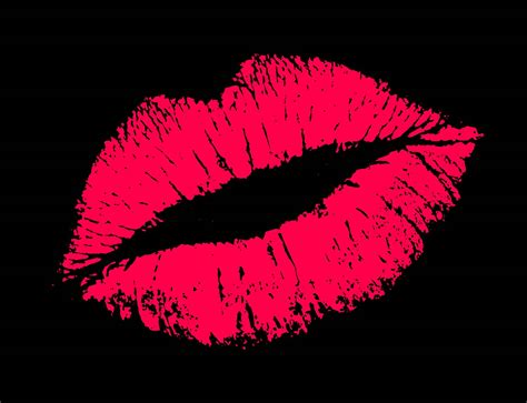 🔥 Download Pink Lips Black Wall Mural Photo Wallpaper Kiss By