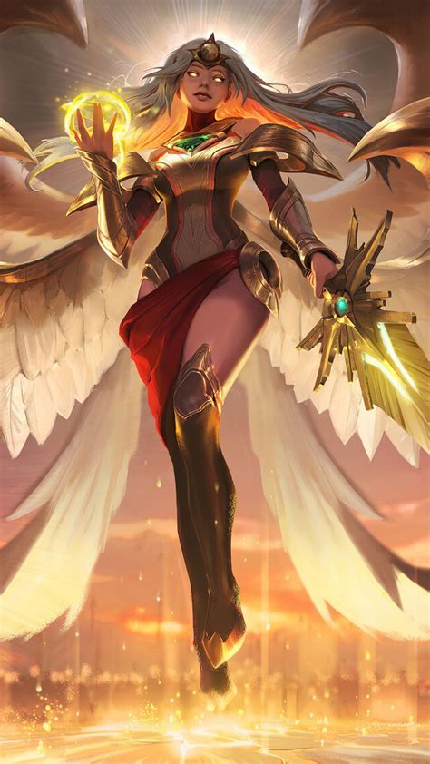 Xiaomi mi mix 3, abstract, colorful. Kayle League Of Legends 4k Mobile Wallpaper (iPhone, Android, Samsung, Pixel, Xiaomi ...