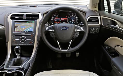 The ford mondeo's interior is smart, but not especially stylish. First Drive review: 2015 Ford Mondeo Vignale