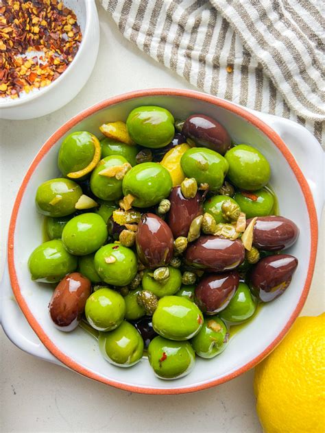 Marinated Olives Recipe Warm Marinated Olives Life S Ambrosia