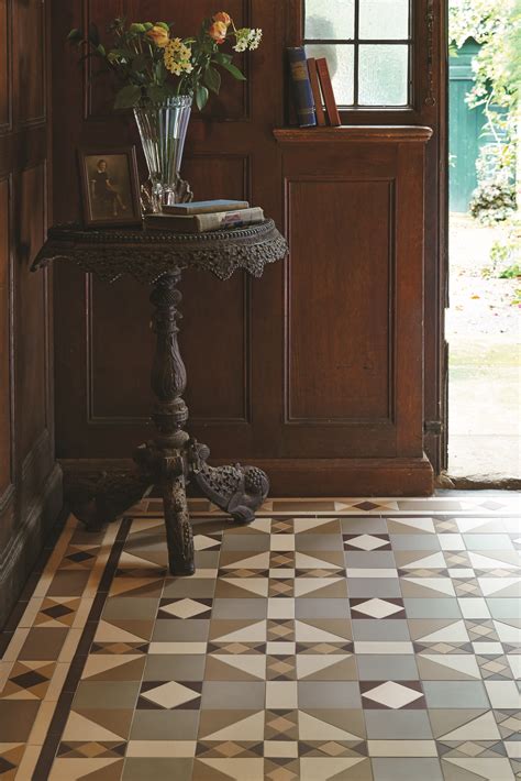 Original Style Extends Geometric Victorian Floor Tile Collection