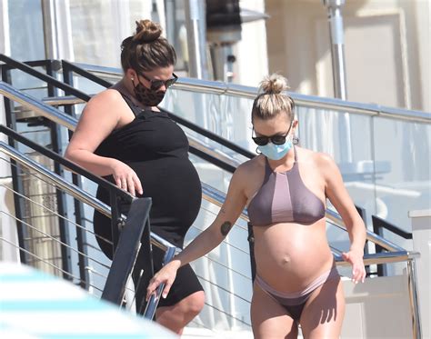 Vanderpump Rules Pregnant Pals Lala Kent Brittany Cartwright Show Off Baby Bumps In Bikinis