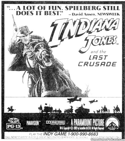 Indiana Jones And The Last Crusade Super Duper Podcast