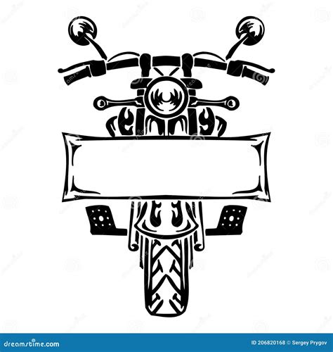 Motorcycle Logo Template Vector Sign Bike Motor Motorbike Automotive
