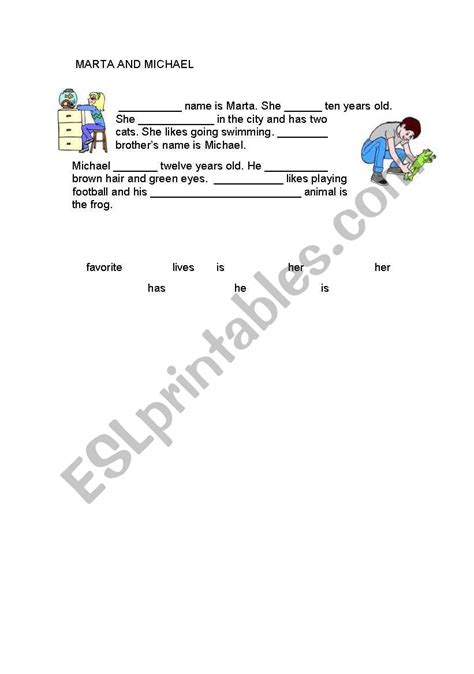 With easy stories in english, you can learn english the natural way, without studying lists of vocabulary or complicated grammar rules. English worksheets: Short text present simple