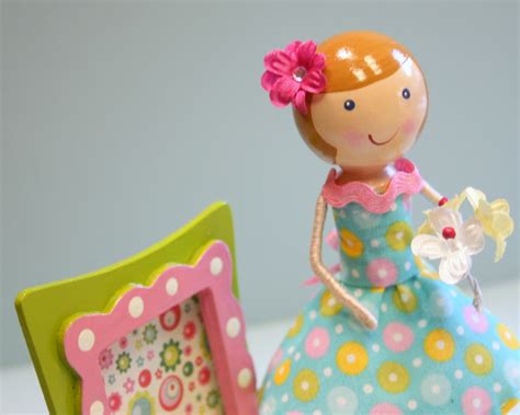 Bunches And Bits Clothespin Doll For Grace