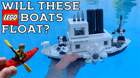 Do These Lego Boats Float Youtube