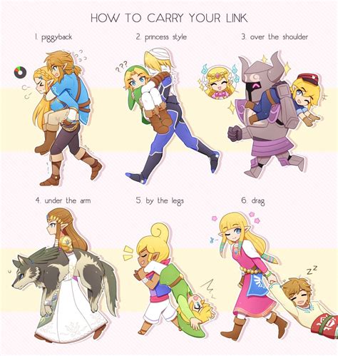 Link Princess Zelda Toon Link Sheik Wolf Link And 3 More The Legend Of Zelda And 6 More