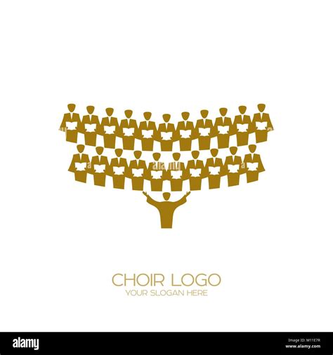 Logo De La Musique Le Chant Chorale Image Vectorielle Stock Alamy