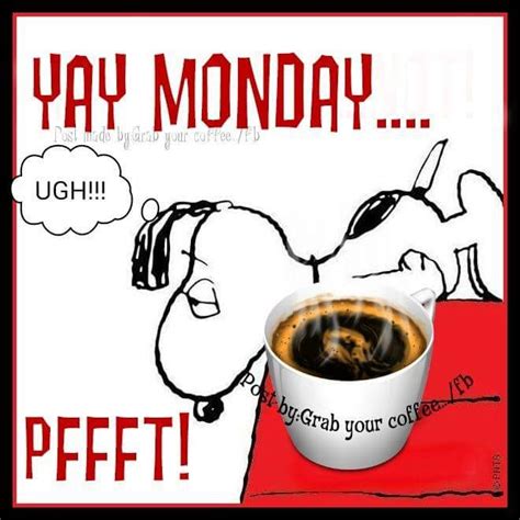 Snoopy Monday Coffee Quote Coffee Quotes Morning Monday Coffee Monday Morning Coffee