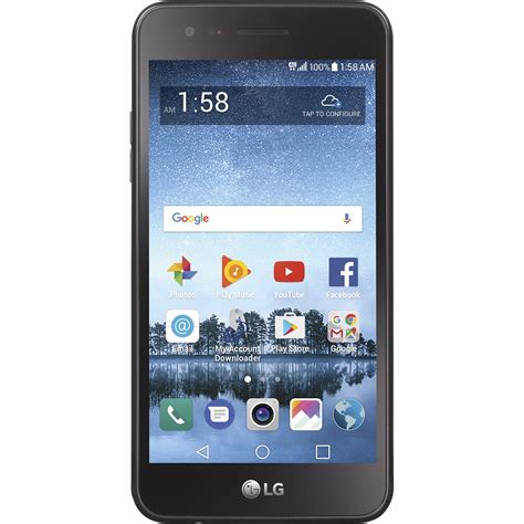 Tracfone Lg Rebel 3 16gb Black Prepaid Smartphone