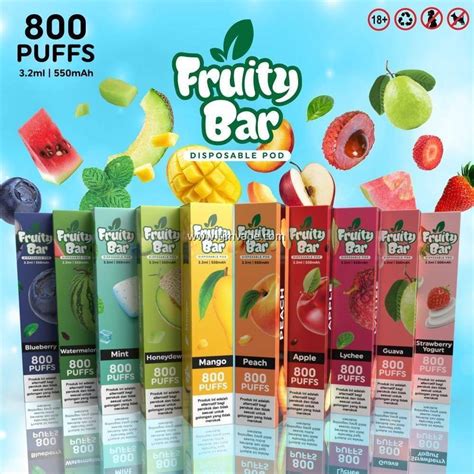 Fruity Bar 800 Puffs Disposable Pod