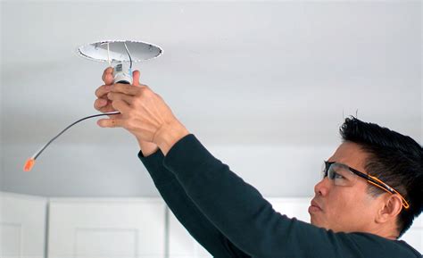 How To Replace An Old Ceiling Light With A New Recessed Light Big