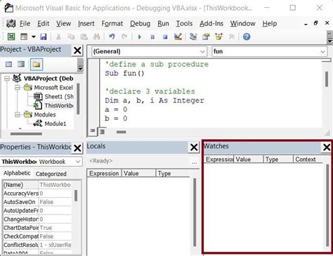 Debugging Vba Code In Excel Geeksforgeeks