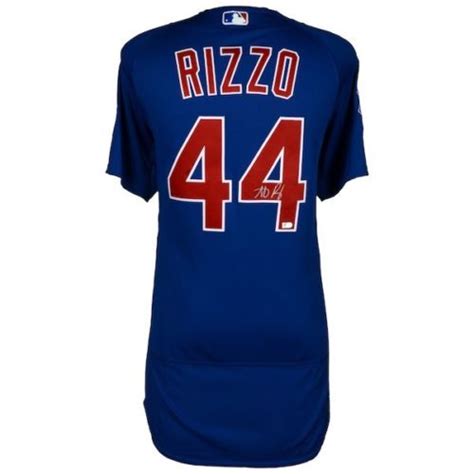 Chicago cubs #44 anthony rizzo majestic special edition jersey blue. Anthony Rizzo Signed Chicago Cubs Jersey (Fanatics ...