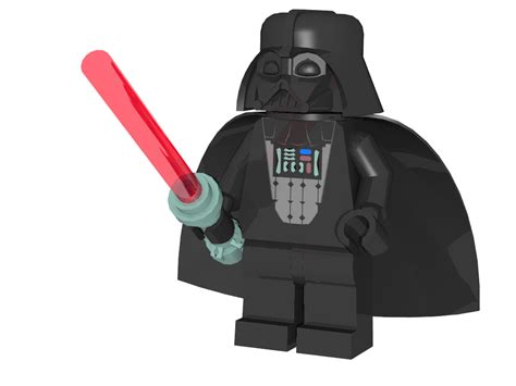 Darth vader coloring pages to print. 3D Lego Models - Darth Vader Minifigure downloads