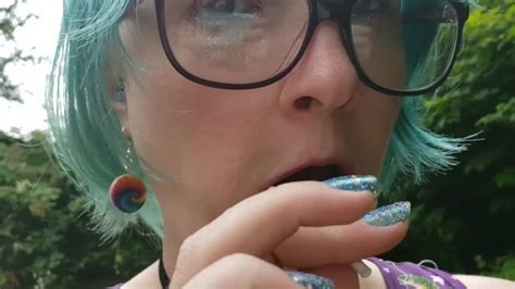 Ganja Goddess The Queen Of Pussy Pops Eating Sucking Licking Lollipops Solo