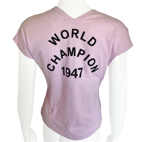 christian dior j adore dior 1947 world champion tee m angeles vintage