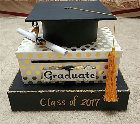 I Made This Card Box For My Daughters High School Graduation
