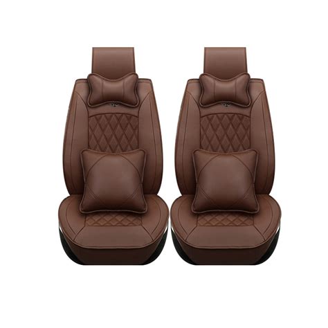 special leather only 2 front car seat covers for skoda octavia fabia superb rapid yeti spaceback