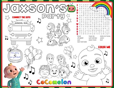 10 Crafty Cocomelon Activity Sheets Teaching Expertise