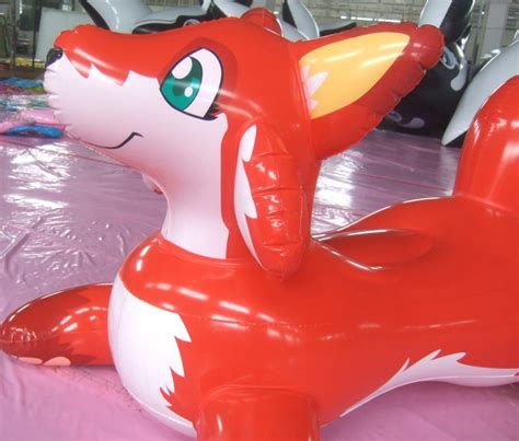 Fox Ride On Shiny Inflatable World