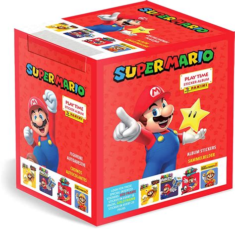 Super Mario Play Time Sticker Collection Présentoir Stickers 36