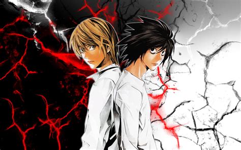 A collection of the top 62 light yagami death note wallpapers and backgrounds available for download for free. Light Yagami and L (Death Note) Fond d'écran HD | Arrière ...