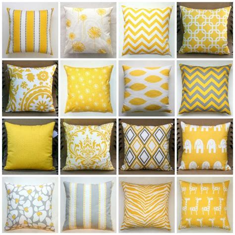 Pillows Yellow Living Room Home Goods Decor Diy Throw Pillows