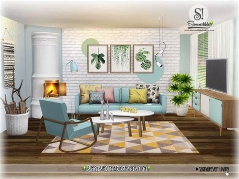 Scandifever Living By Simcredible Liquid Sims