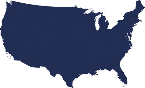 Maps Of Us Blue Map Detailed Map Maps Of Us Blue Usa Map Transparent