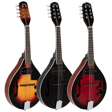 Veryke A Style 8 String Acoustic Electric Mandolin Double Duty