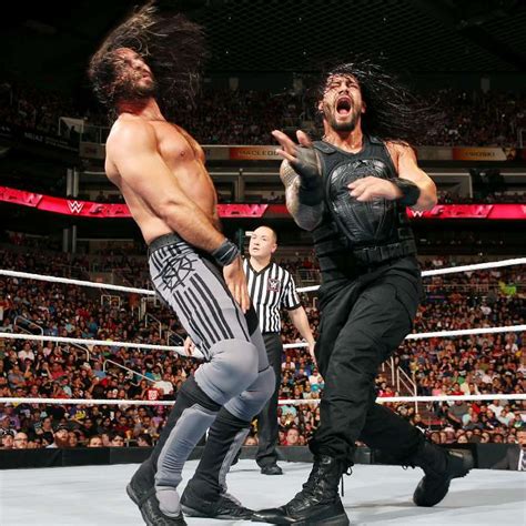 Roman Reigns Vs Seth Rollins Photos