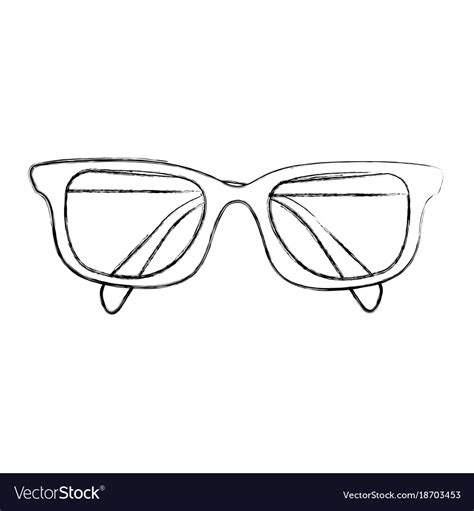 Sketch Draw Glasses Cartoon Royalty Free Vector Image My Xxx Hot Girl