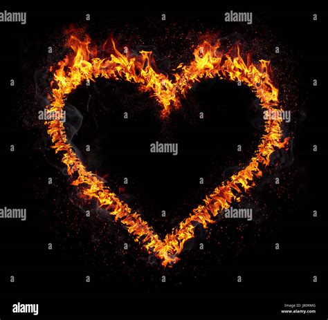 Flaming Heart Hi Res Stock Photography And Images Alamy