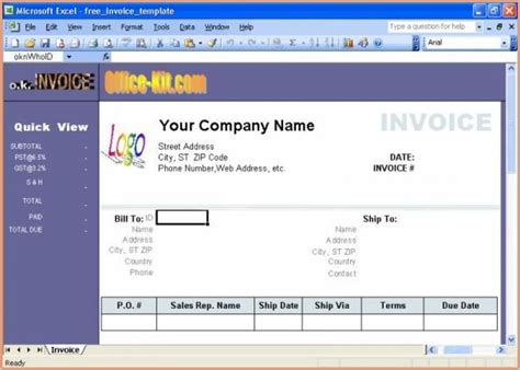 Windows Invoice Template Templates 2 Resume Examples