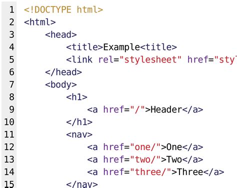 Hampir semua tag di dalam html ditulis secara berpasangan, yakni tag pembuka dan tag. Fichier:HTML source code example.svg — Wikilivres