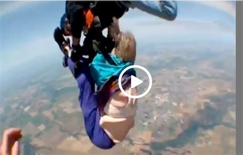 We are looking forward to jumping again from 16th april. 80 Year Old Woman's Sky Dive Goes Terribly Wrong