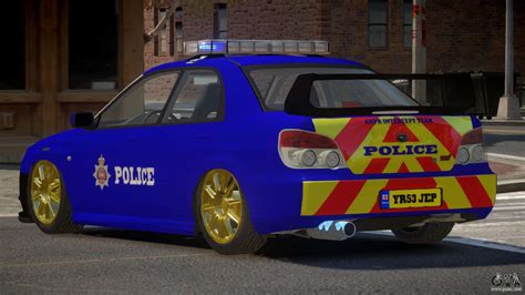 Subaru Impreza Rs Police For Gta 4